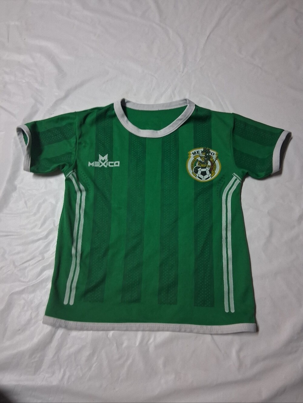 Mexico Green Kids Soccer Jersey Size 2T Preowned